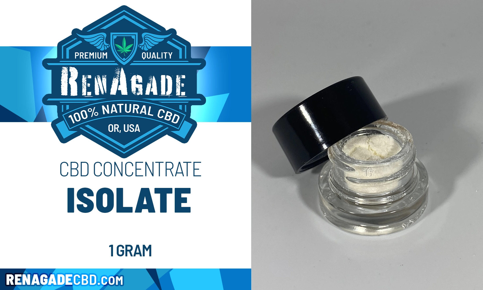 99% Pure CBD Isolate - 1g